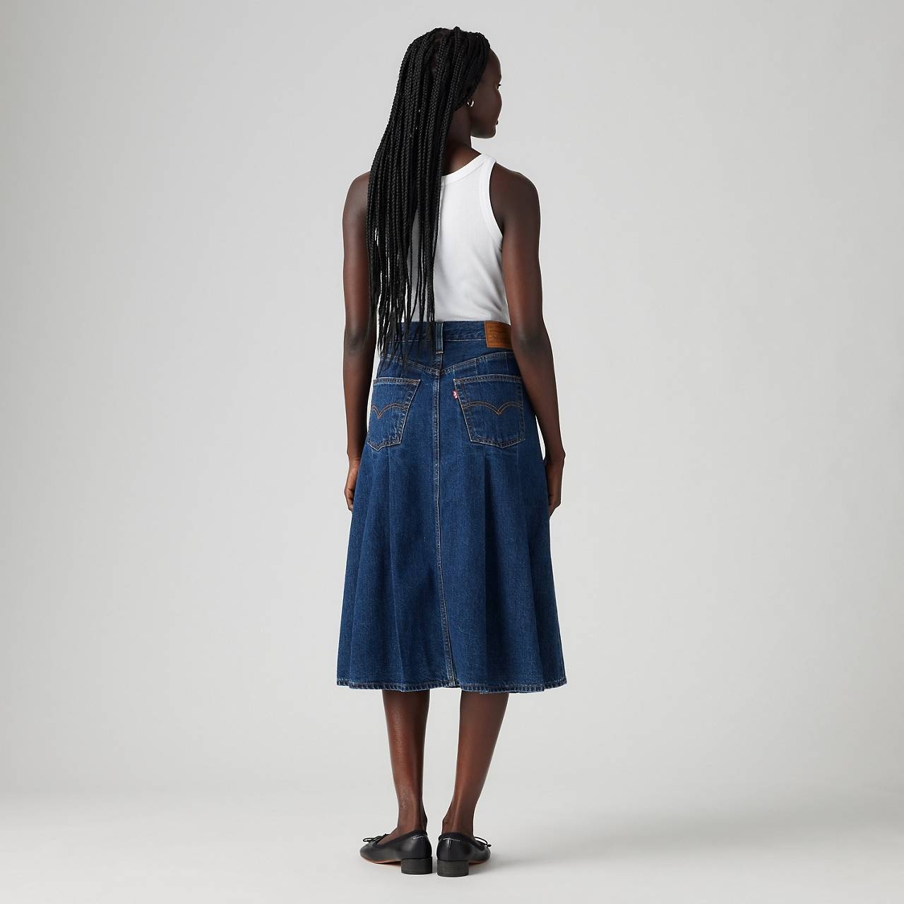 PLEATED MIDI SKIRT - 5