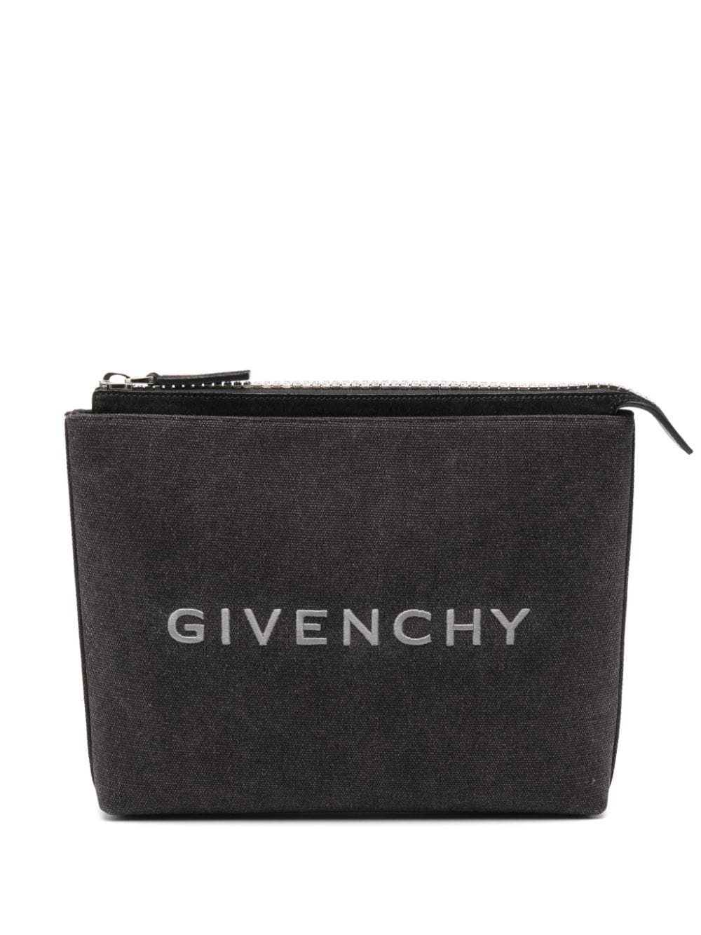 canvass clutch bag - 1