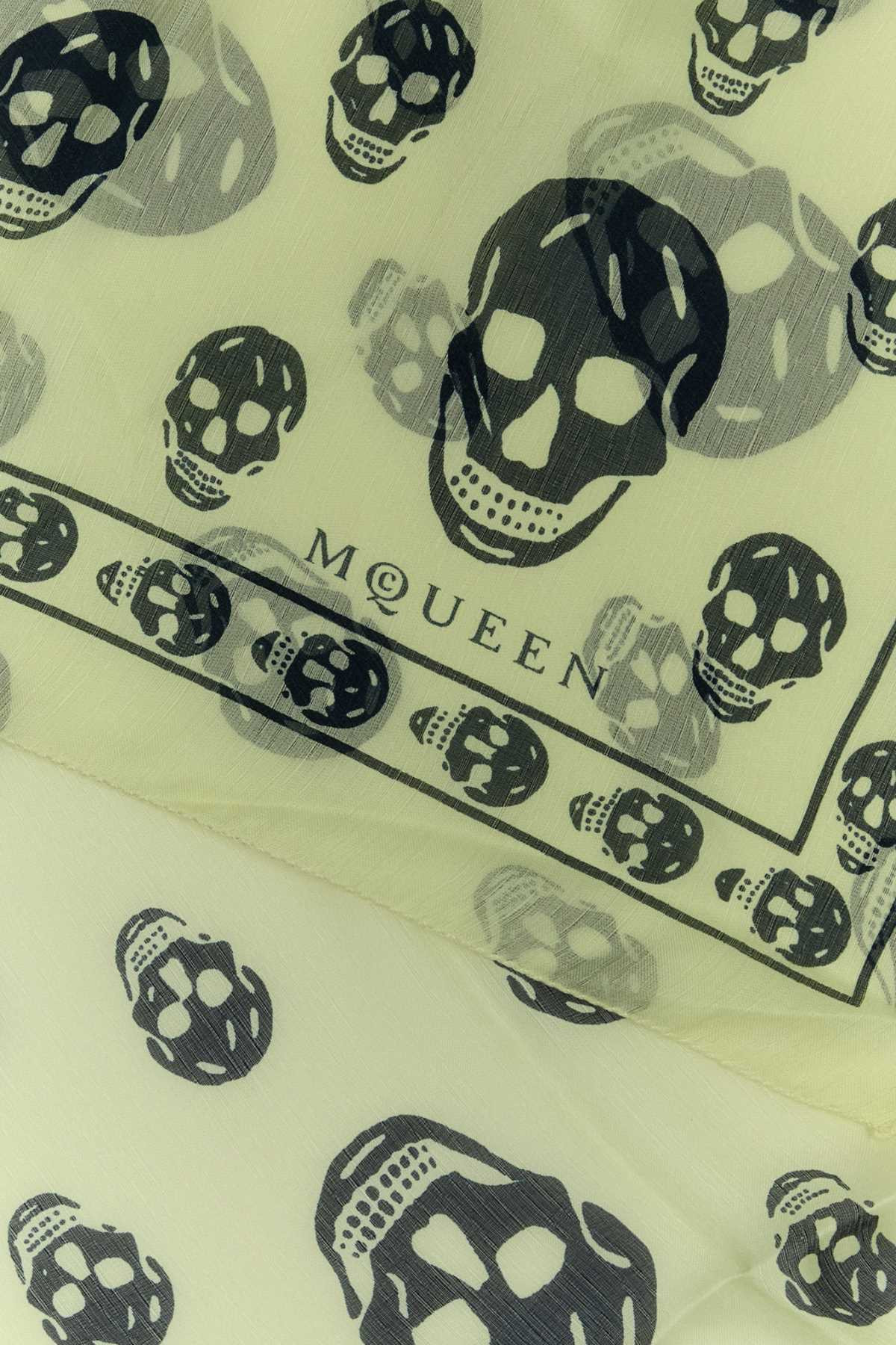 Alexander Mcqueen Women Printed Silk Foulard - 2