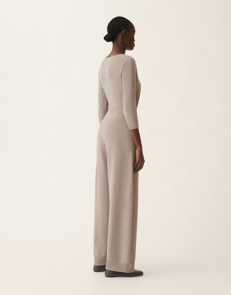 Platinum trousers with lurex 4