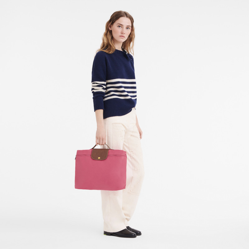 Longchamp Le Pliage Original S Briefcase Grenadine - Recycled canvas outlook