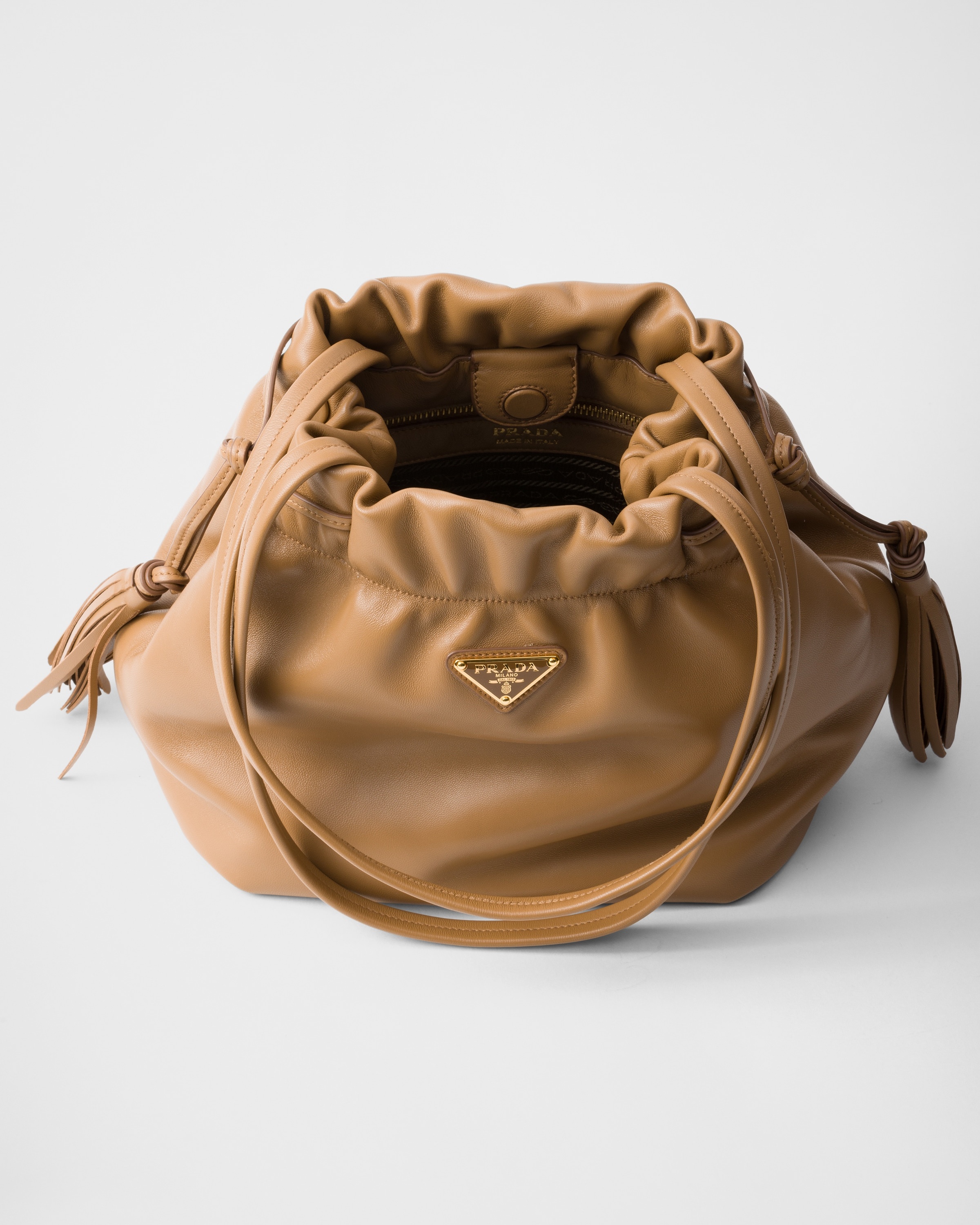 ハンドバッグ PRADA 1BG541_2DX8_F098L NAPPA LEATHER SHOULDER BAG Black Nappa Leather Shoulder Bag | PRADA