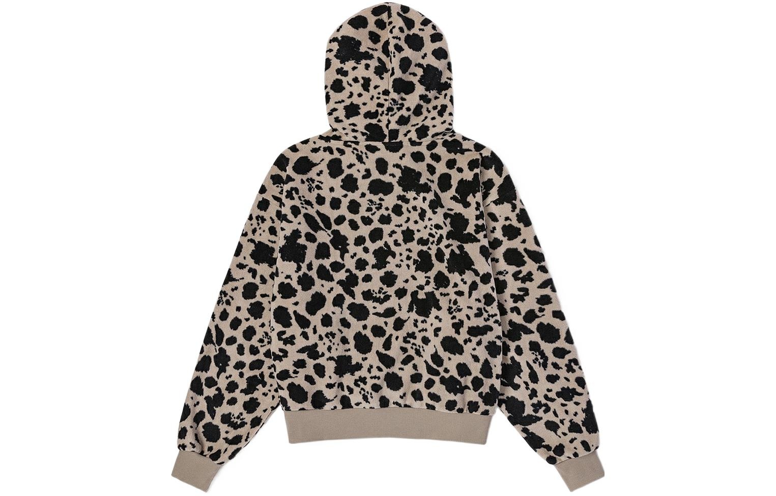 (WMNS) Vans Dotty Check Hoodie 'Brown Black' VN0A7RO1BLK - 2