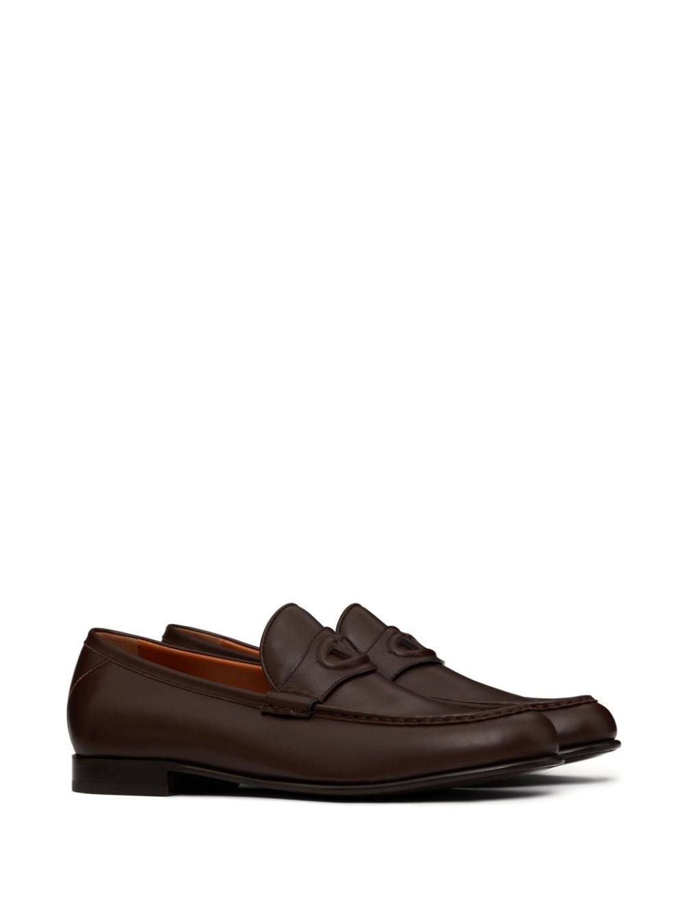 VLogo Signature leather loafers - 2