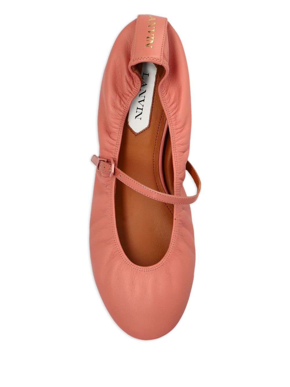 leather ballerina shoes - 4