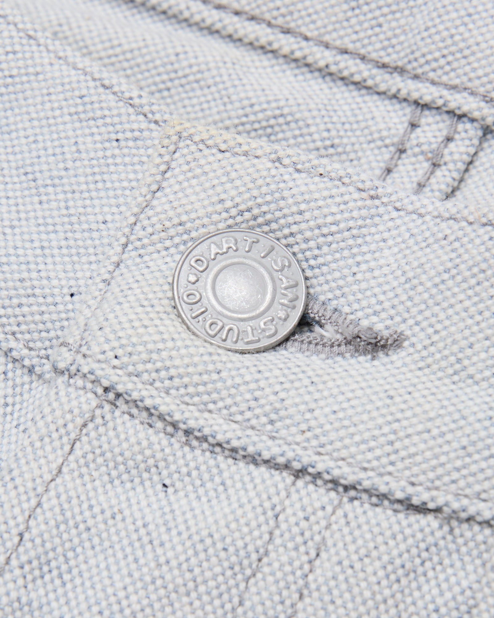 1896S "Upcycle" 13oz Indigo Canvas Pants - Regular Straight Fit - 5