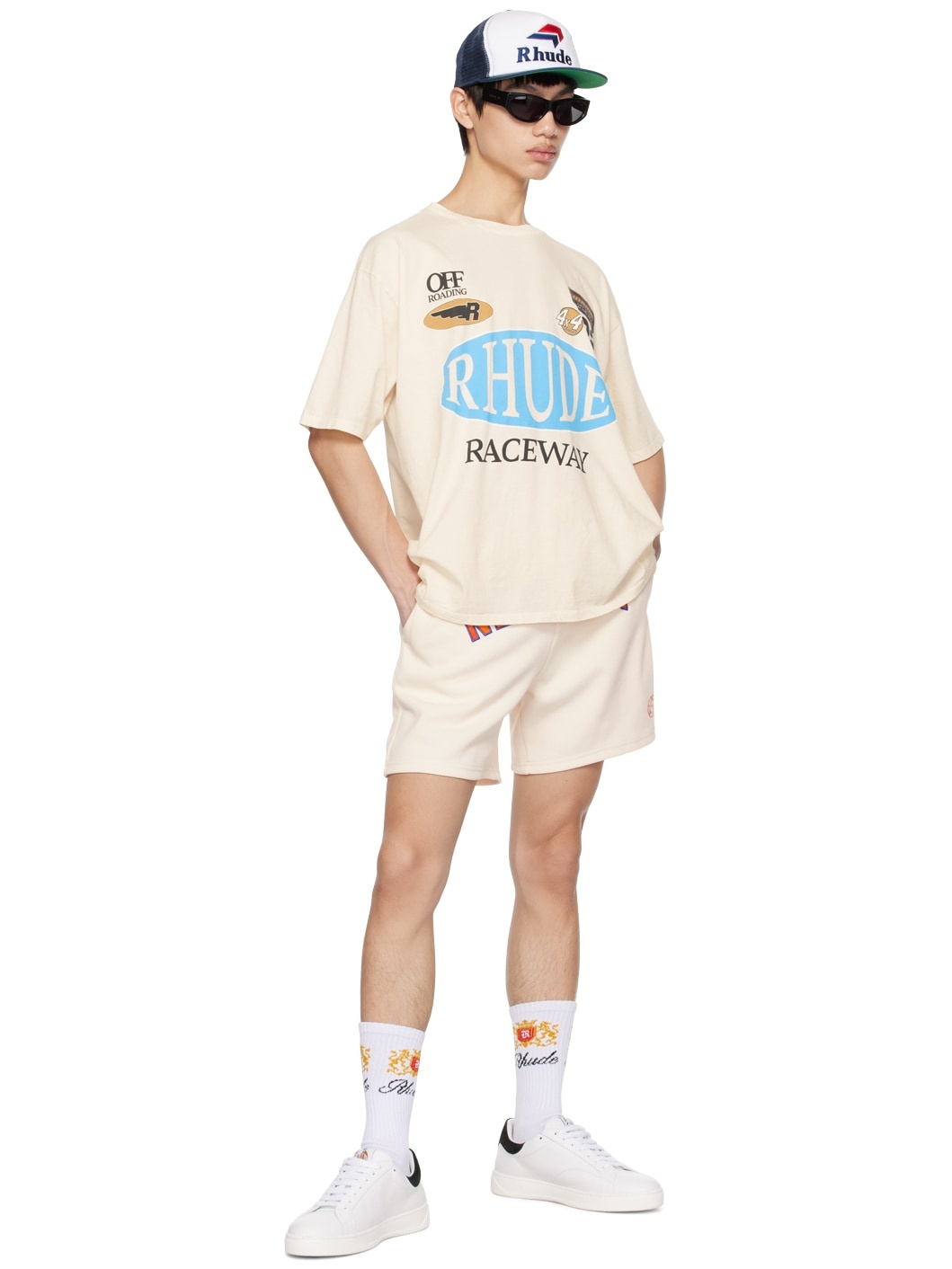 SSENSE Exclusive Off-White Raceway Tee T-Shirt - 4