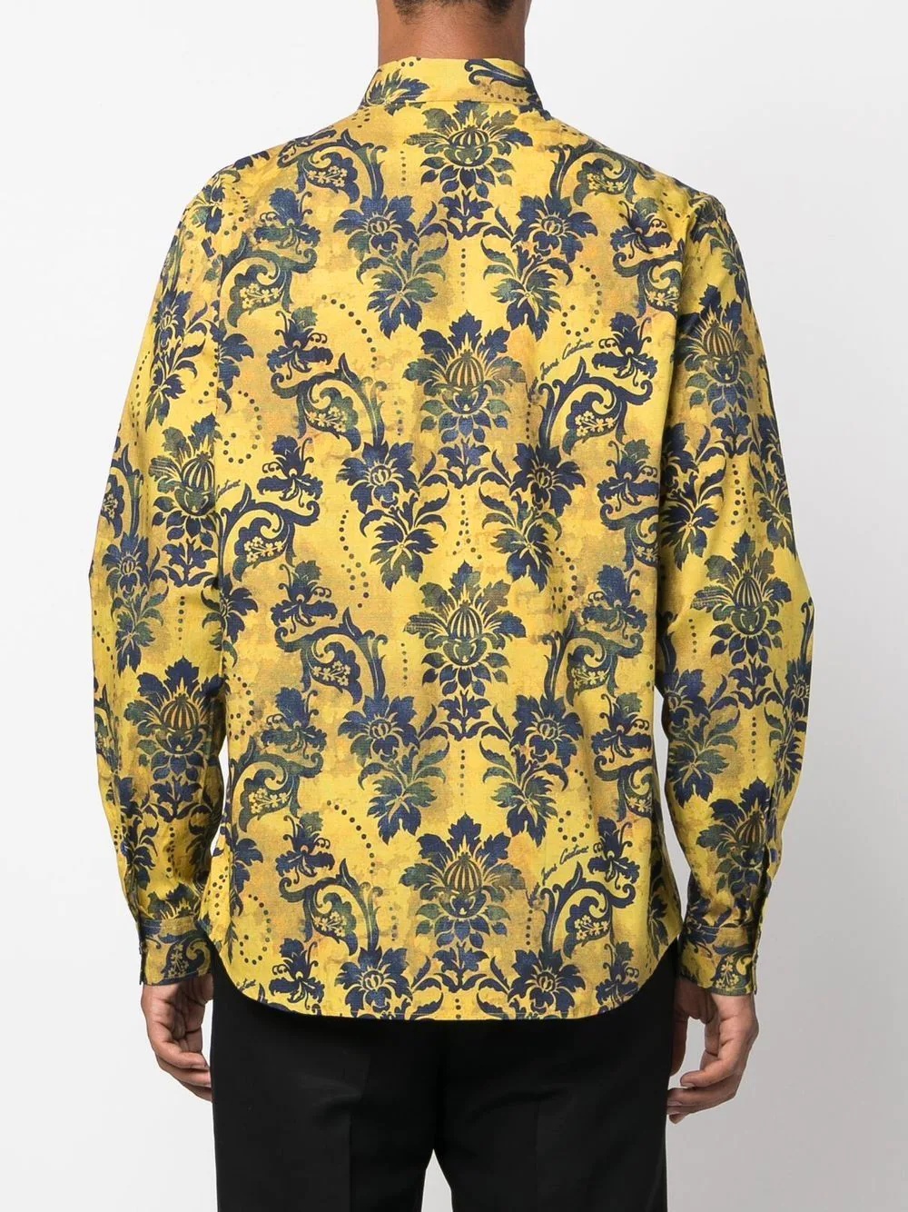 baroque-pattern print shirt - 4