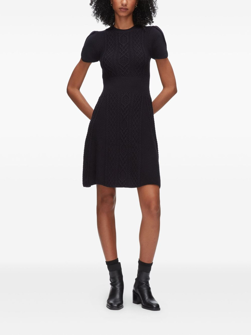 3.1 Phillip Lim cable-knit short-sleeve mini dress outlook
