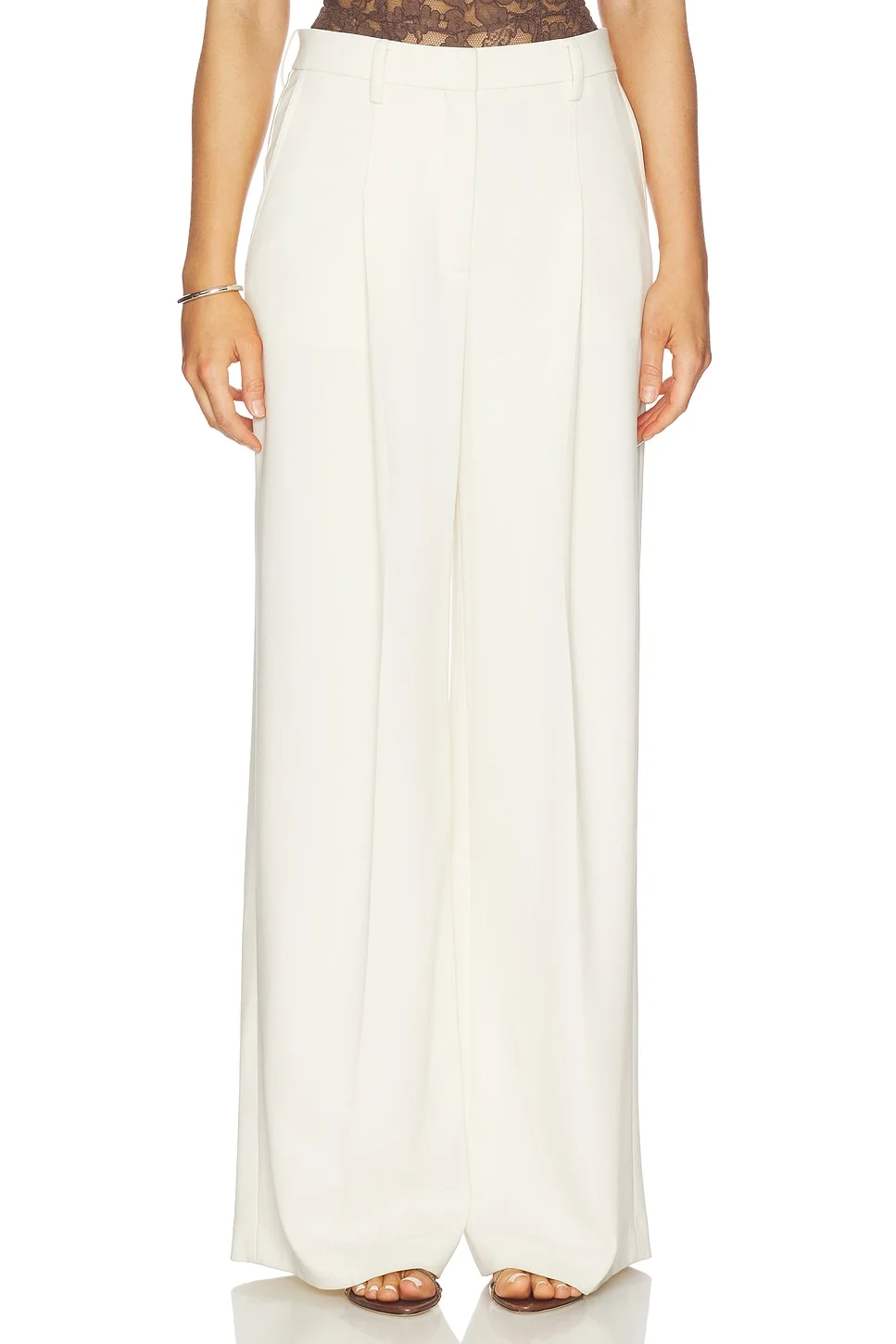Oversize Wide Pleated Trouser - 1