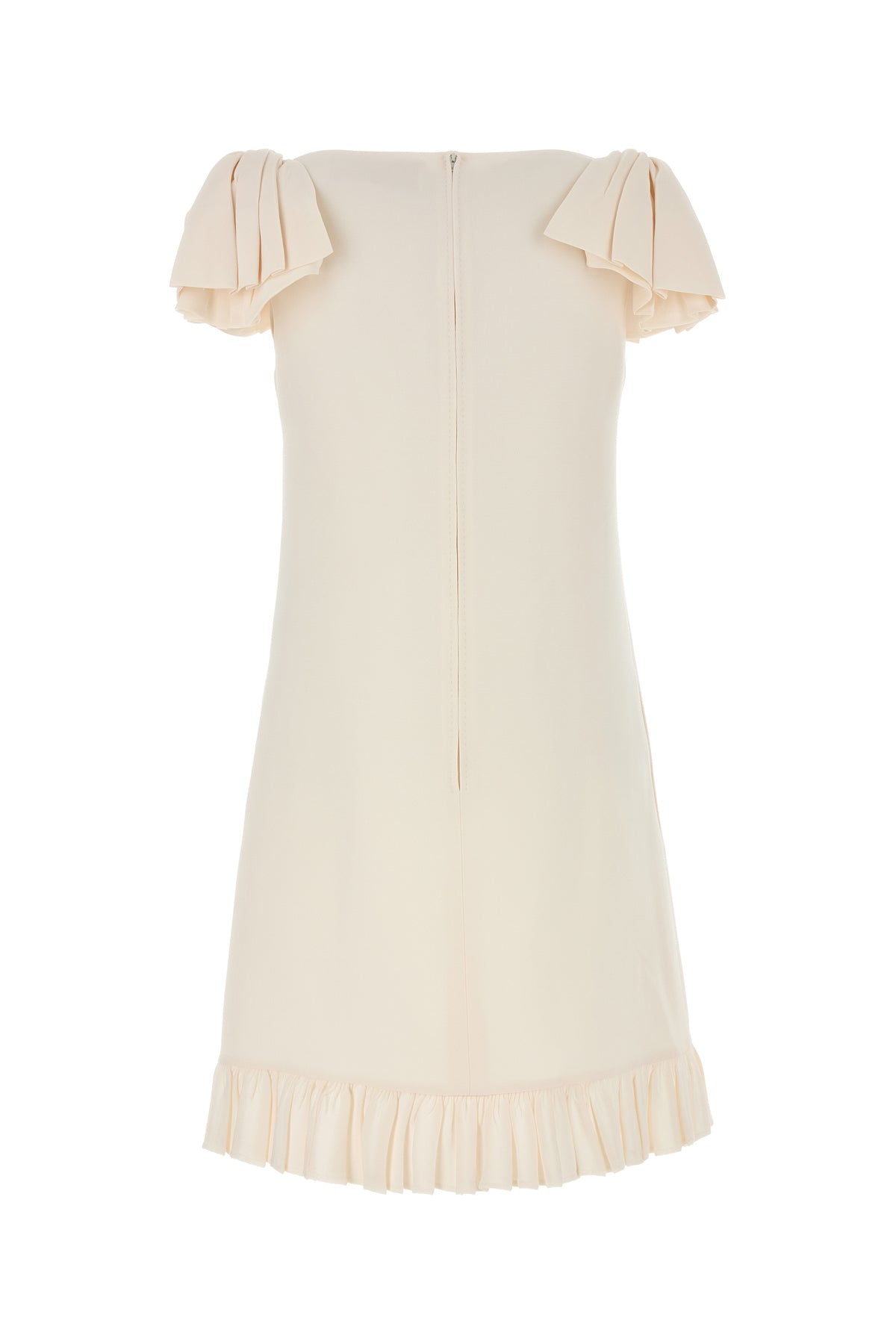 Ivory wool blend dress - 2