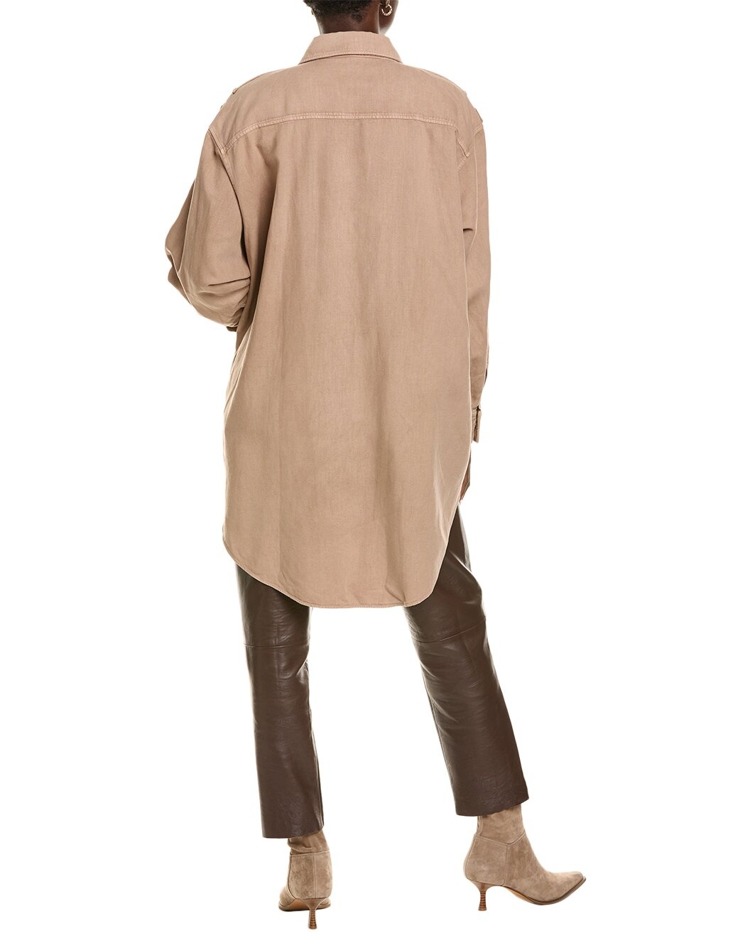 Brunello Cucinelli Linen-Blend T-Shirt Jacket - 2