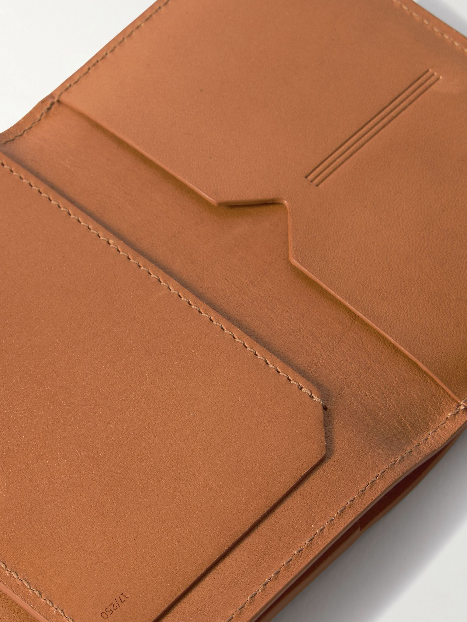 Elston Leather Trifold Wallet Tan - 3