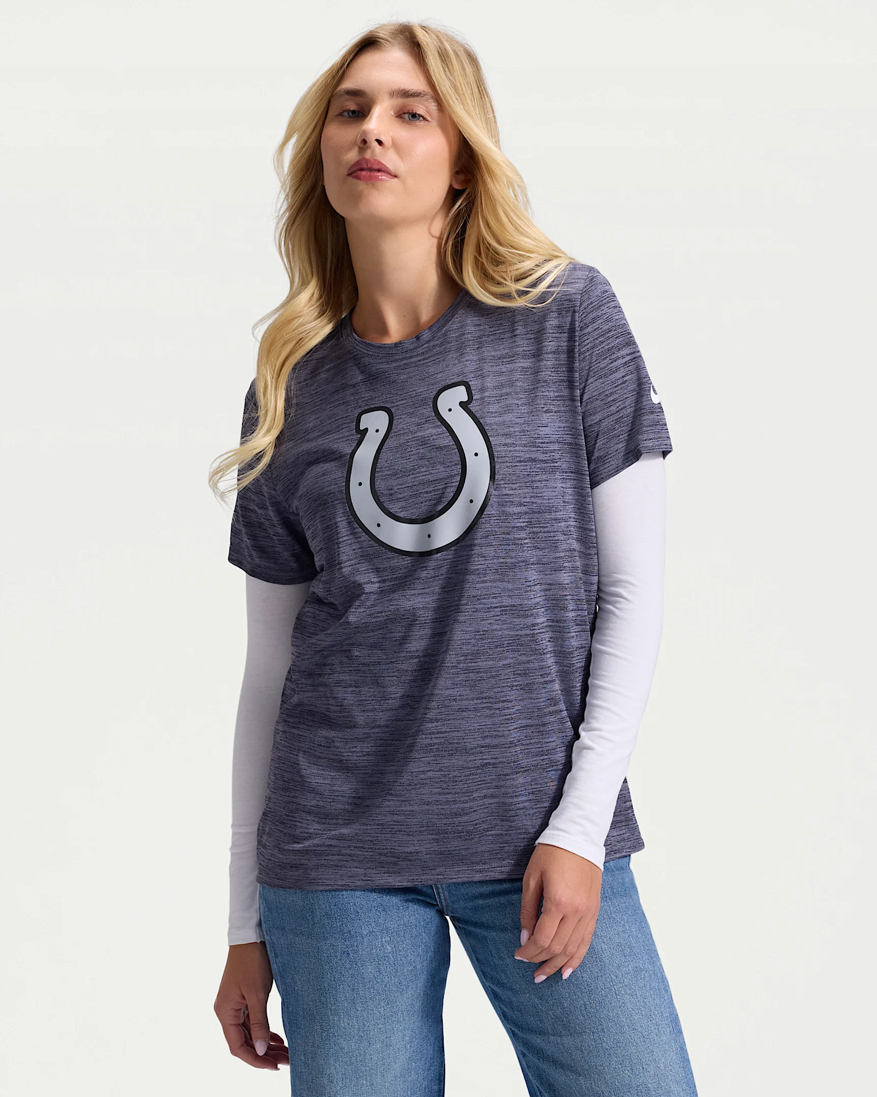 Indianapolis Colts Rivalries Collection Sideline Velocity Women's Nike Dri-FIT NFL T-Shirt - 1