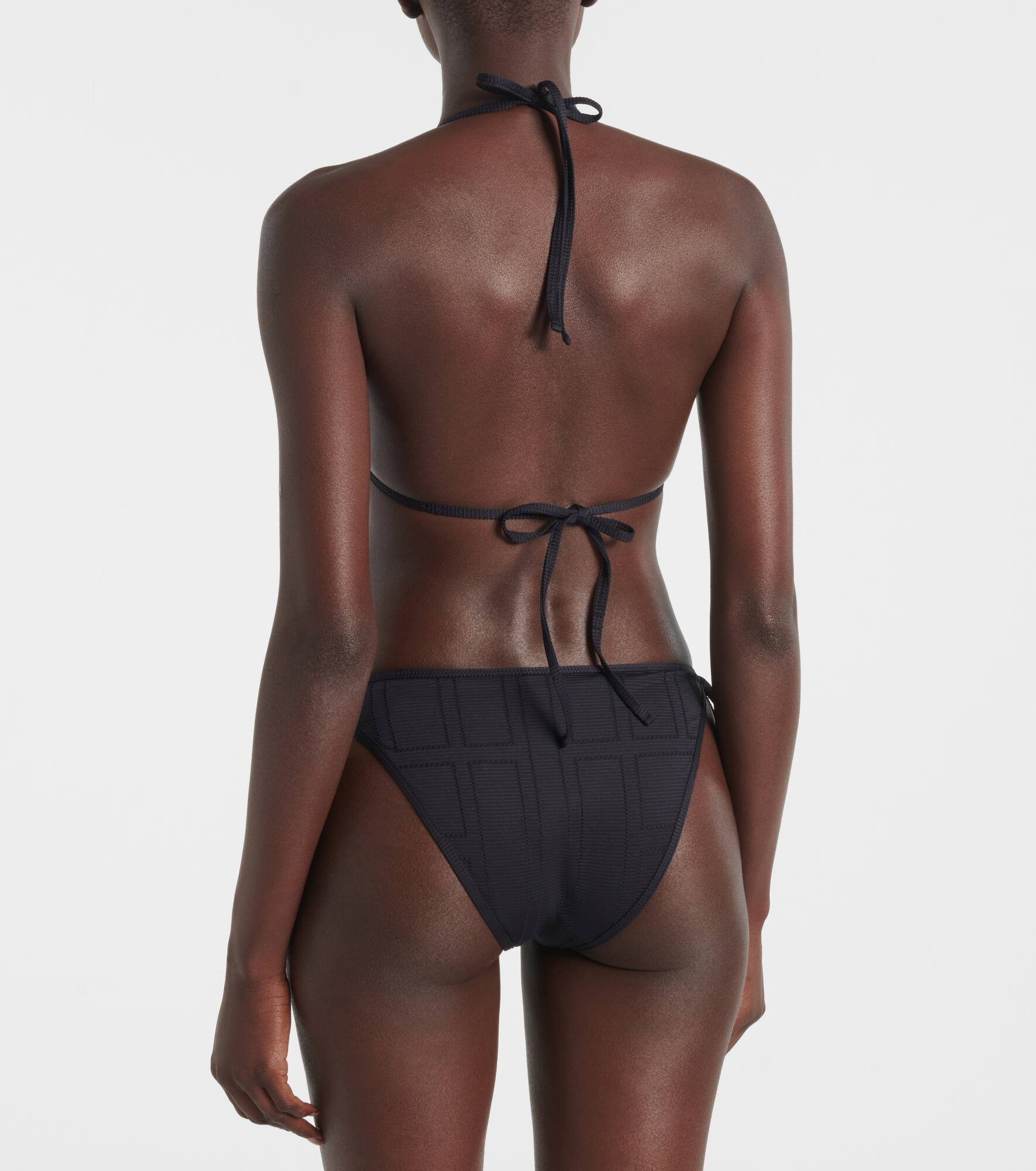 Monogram pointelle bikini top - 3