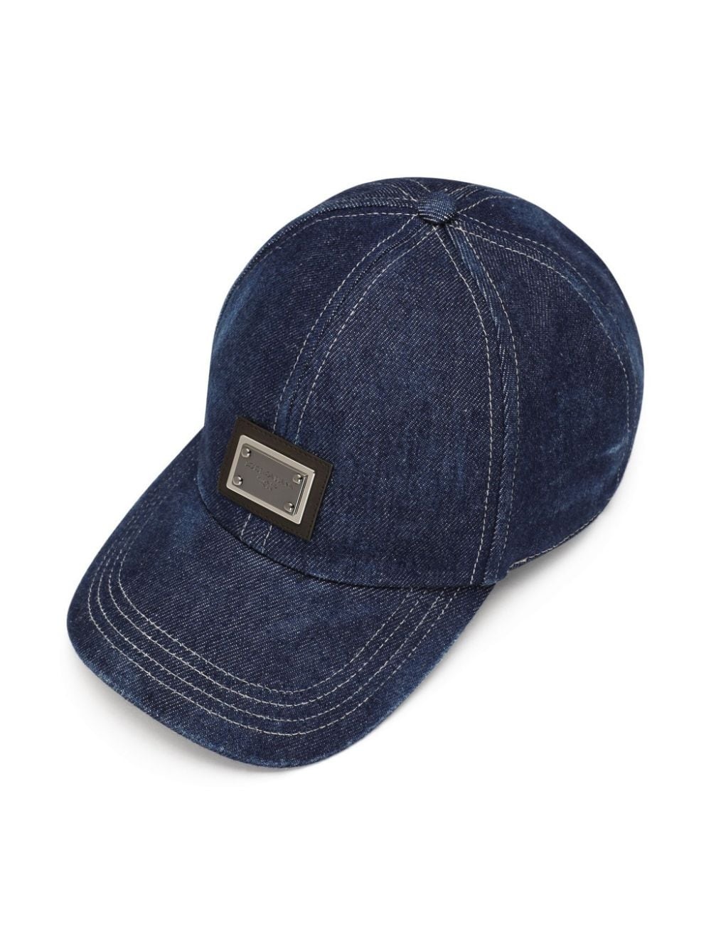 logo-plaque baseball cap - 2