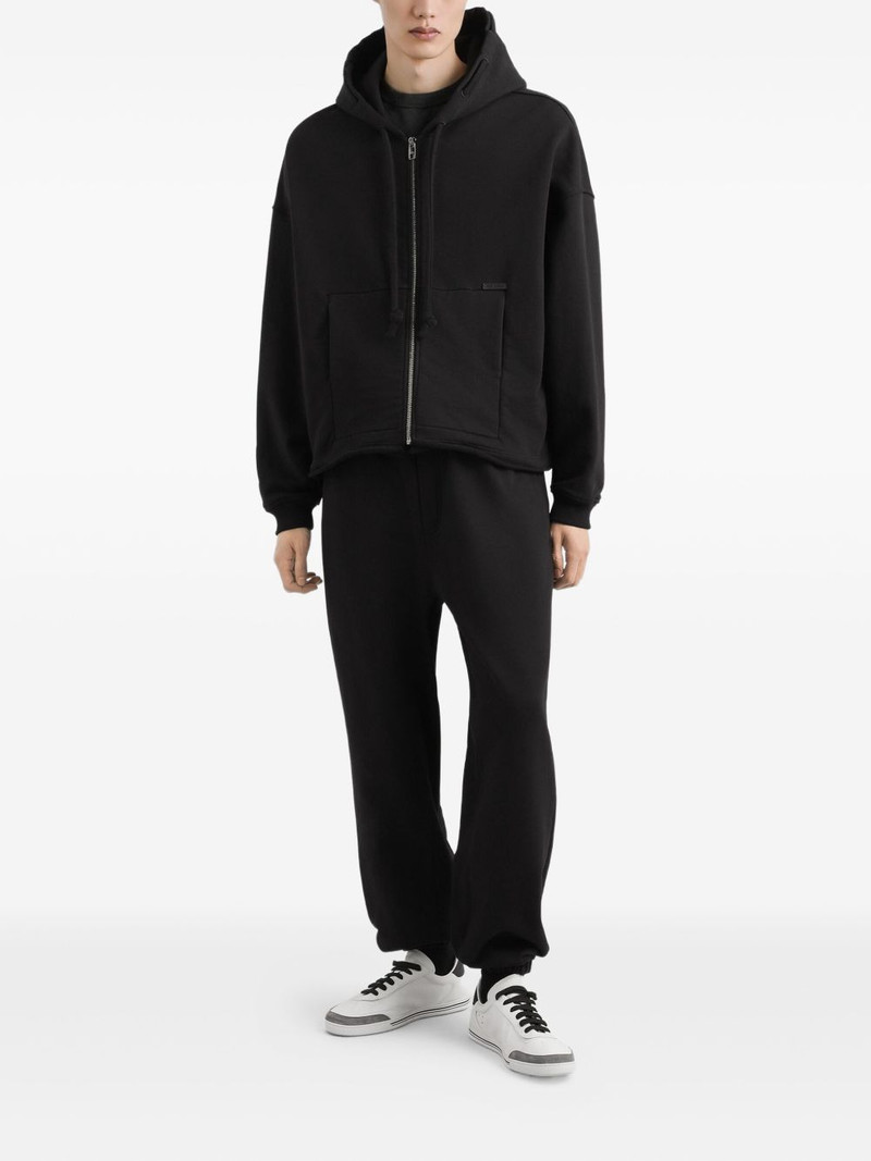 Dolce & Gabbana zip-up cotton hoodie outlook