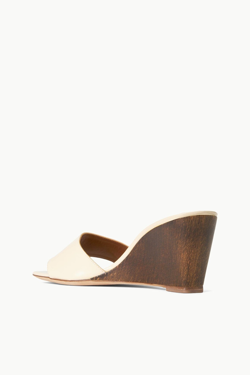 STAUD BILLIE WEDGE CREAM WOOD 3