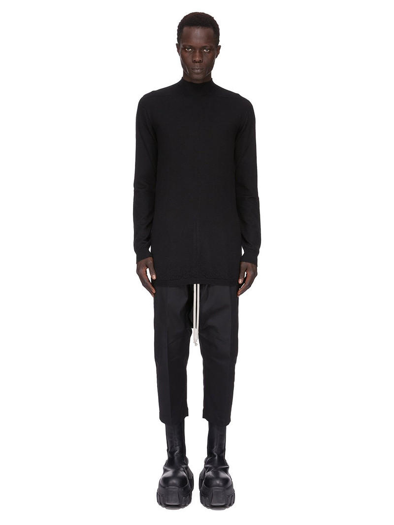 Rick Owens Black Concordians Level Lupetto Sweater outlook
