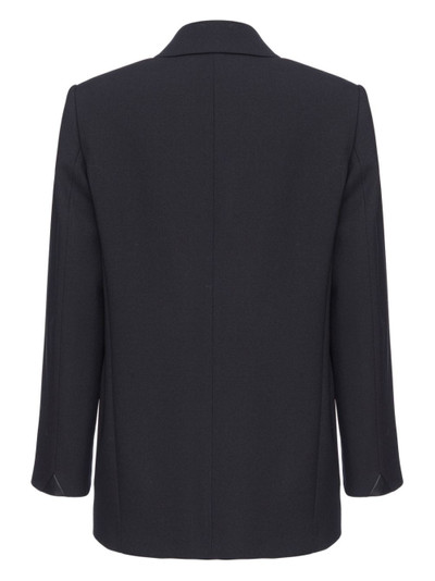 PINKO double-breasted twill blazer outlook