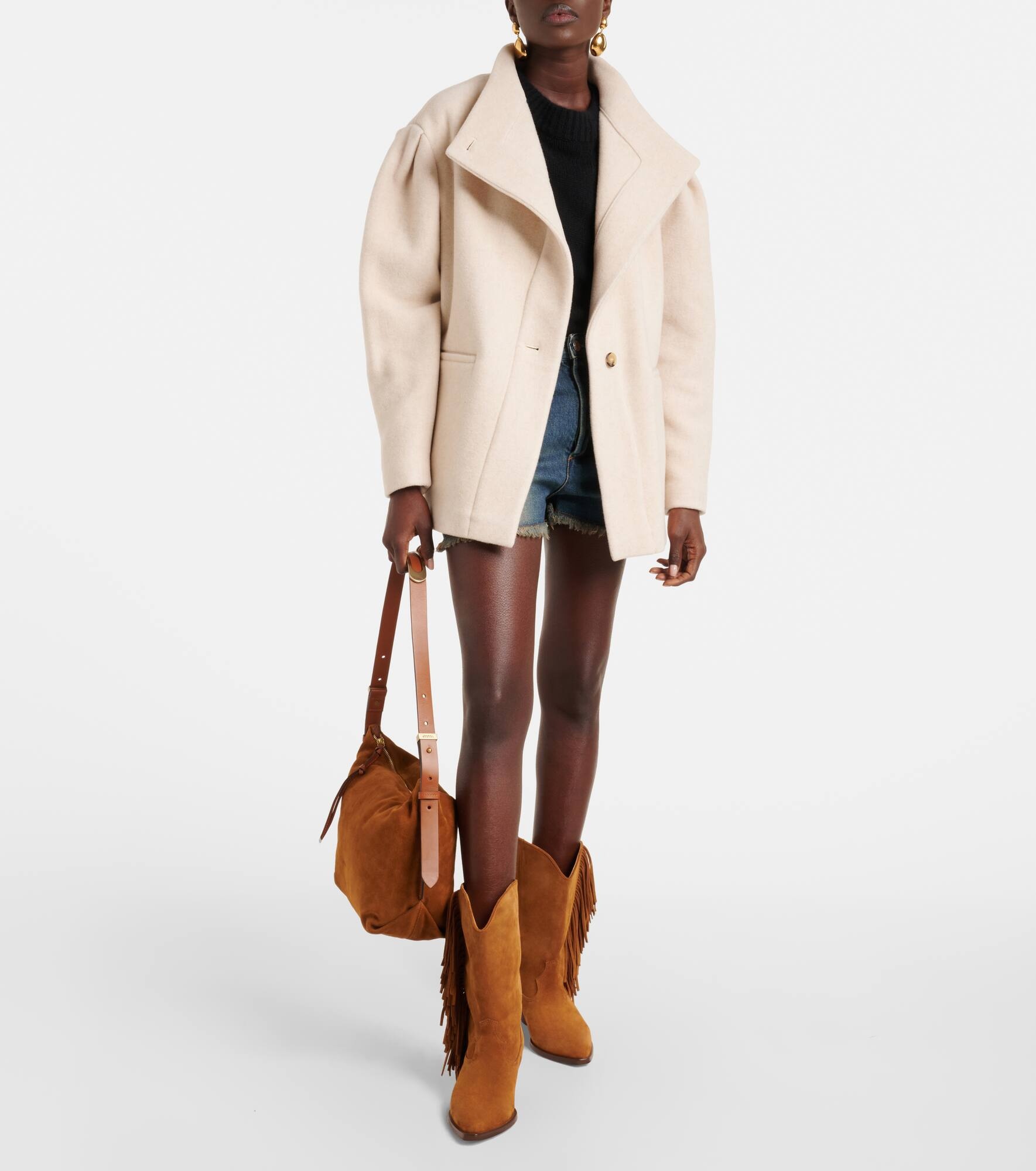 Duerto fringed suede cowboy boots - 3