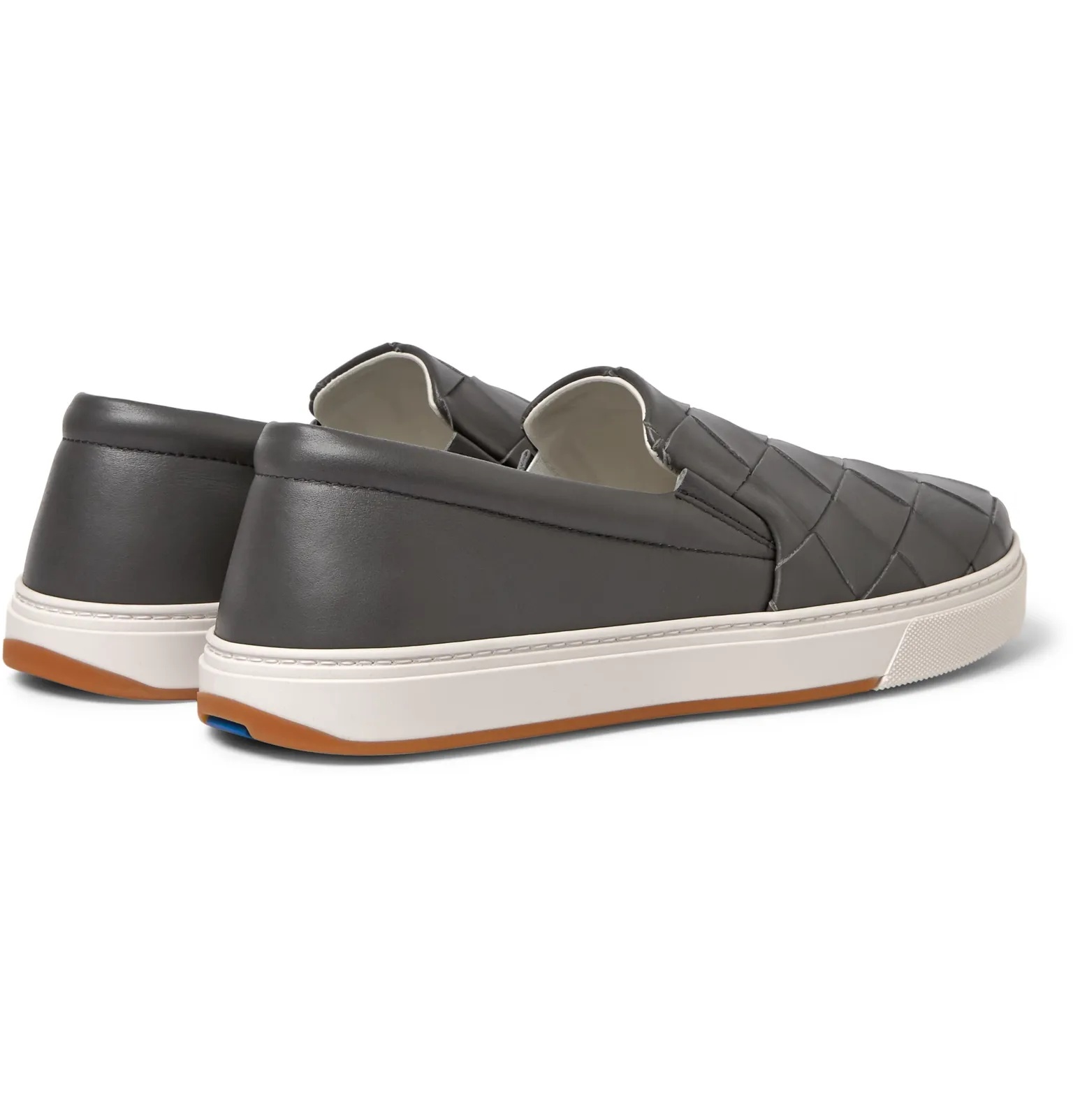 Dodger Intrecciato Leather Slip-On Sneakers - 5