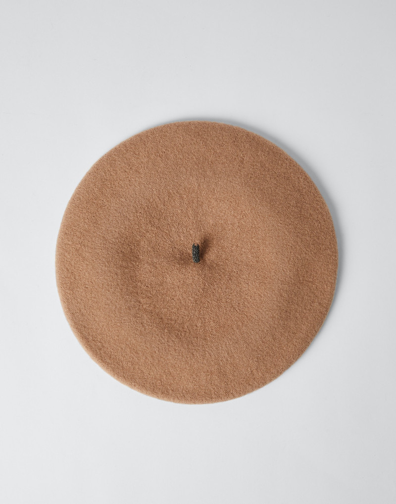 Wool beret with Precious detail - 1