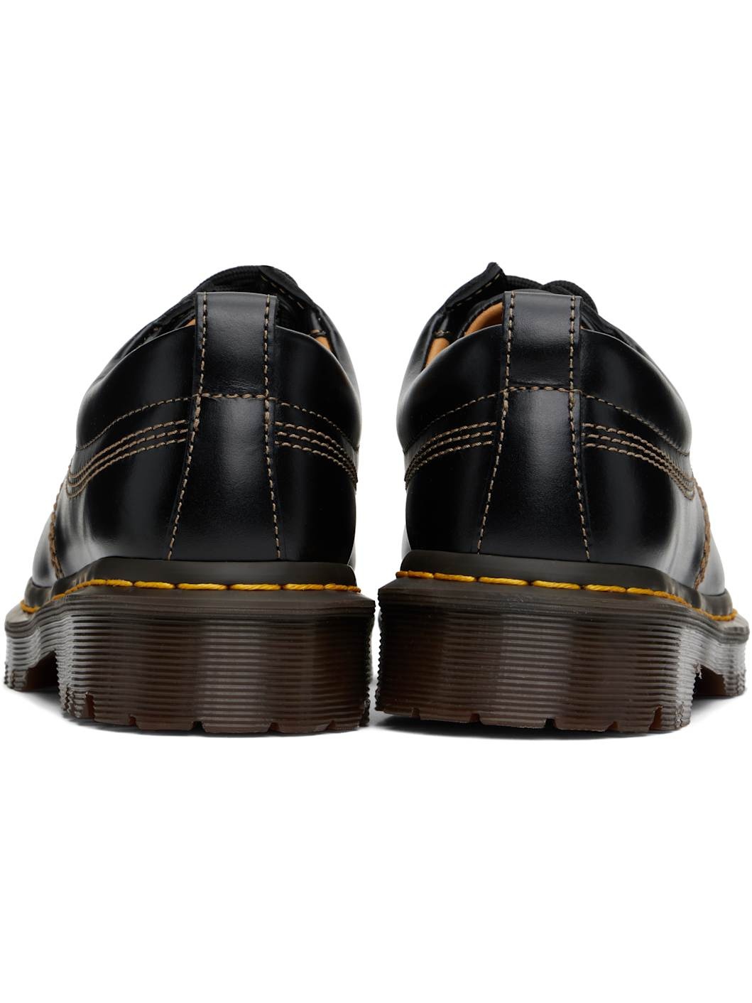 Black Lowell Leather Derbys - 2