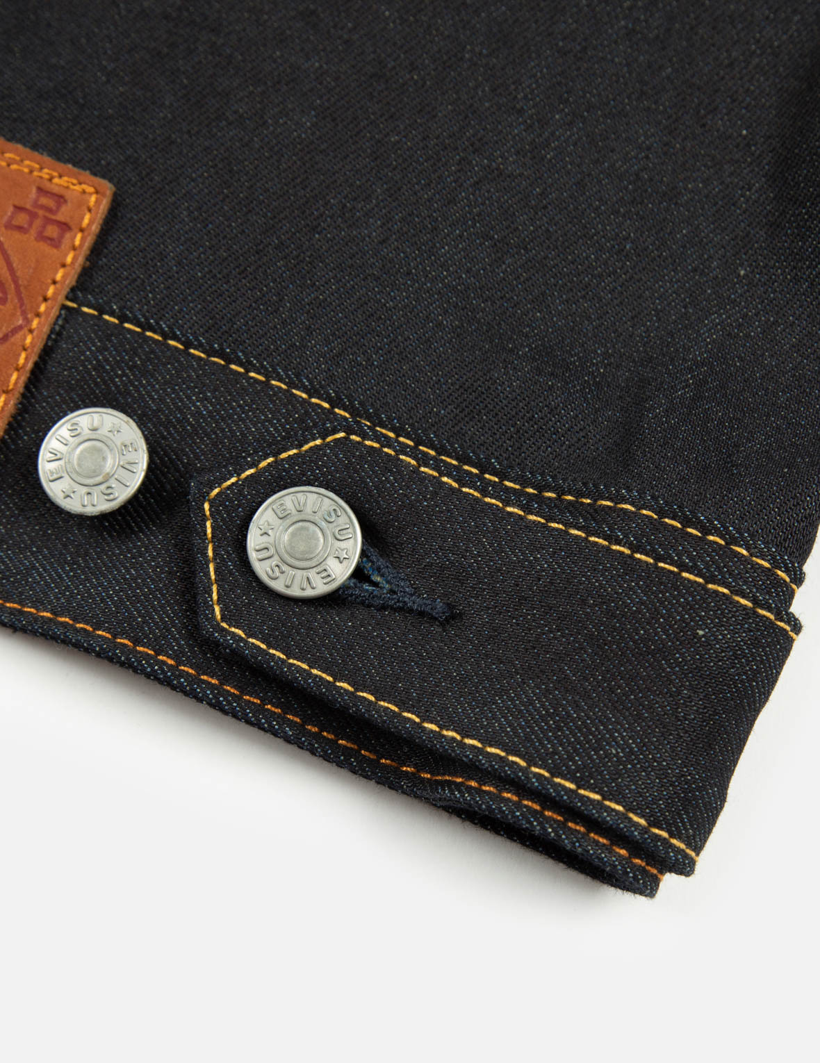 KUMADORI DARUMA DAICOCK PRINT AND EMBROIDERY LOOSE FIT DENIM JACKET - 13