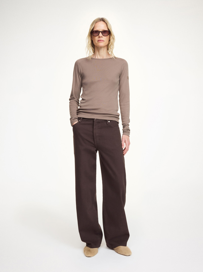 BY MALENE BIRGER Fritha Lyocell long-sleeved T-shirt outlook