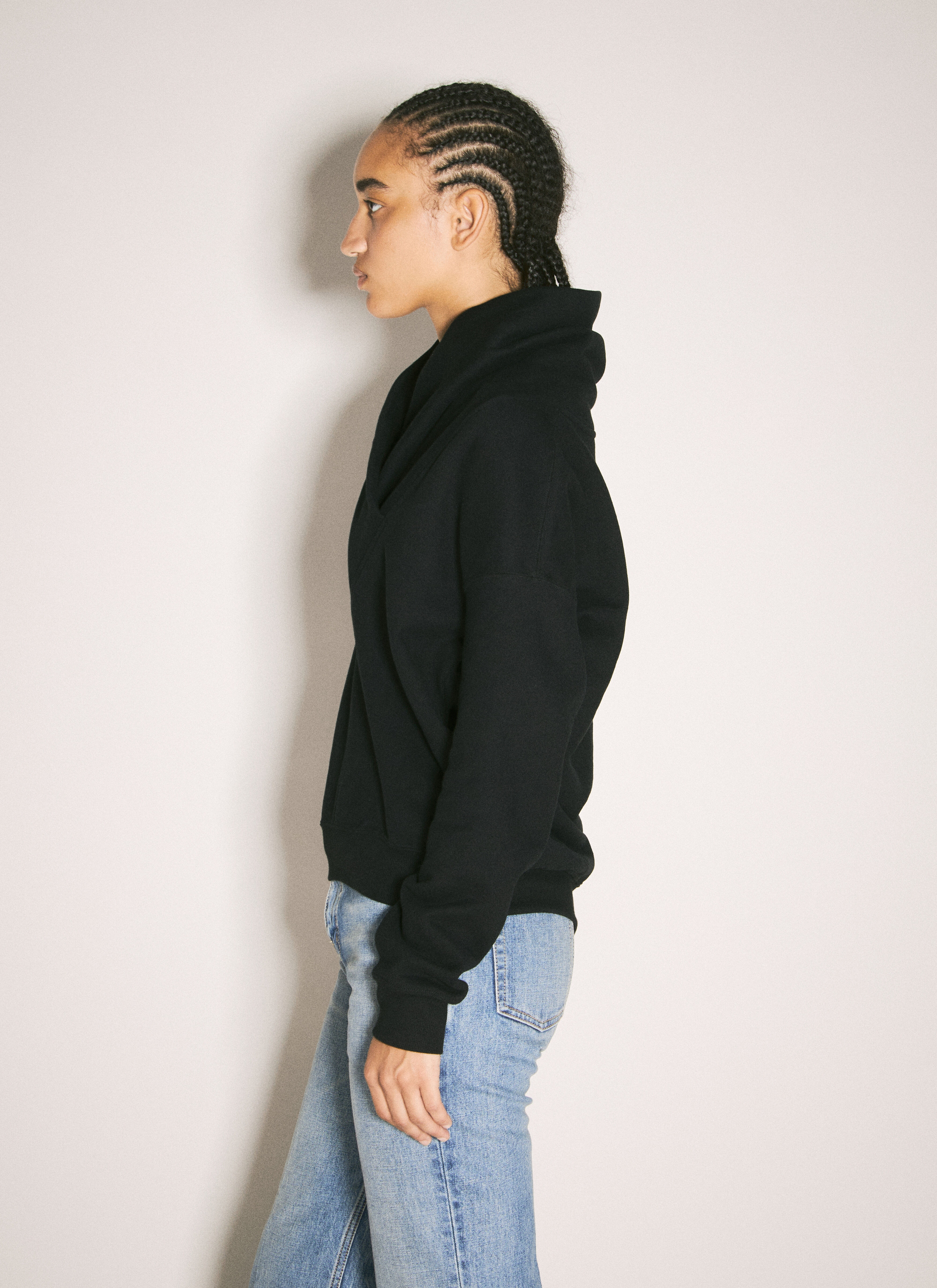 その他 Saint Laurent FW24 V-NECK SWEATSHIRT (803146 Y36SW1000) SAINT LAURENT V Neck Sweatshirt | lncc | REVERSIBLE