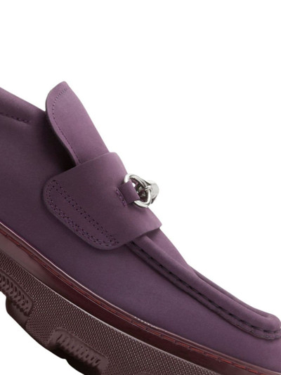 Burberry Creeper Clamp barbed-wire suede loafers outlook