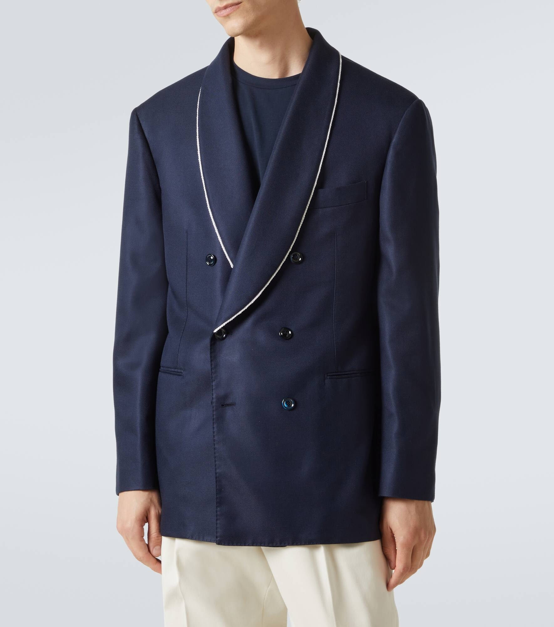 Silk tuxedo jacket - 3