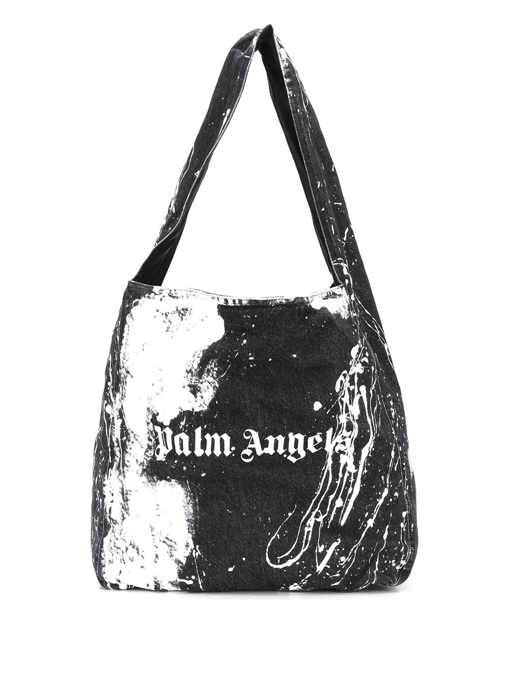 tie-dye logo print tote bag - 1