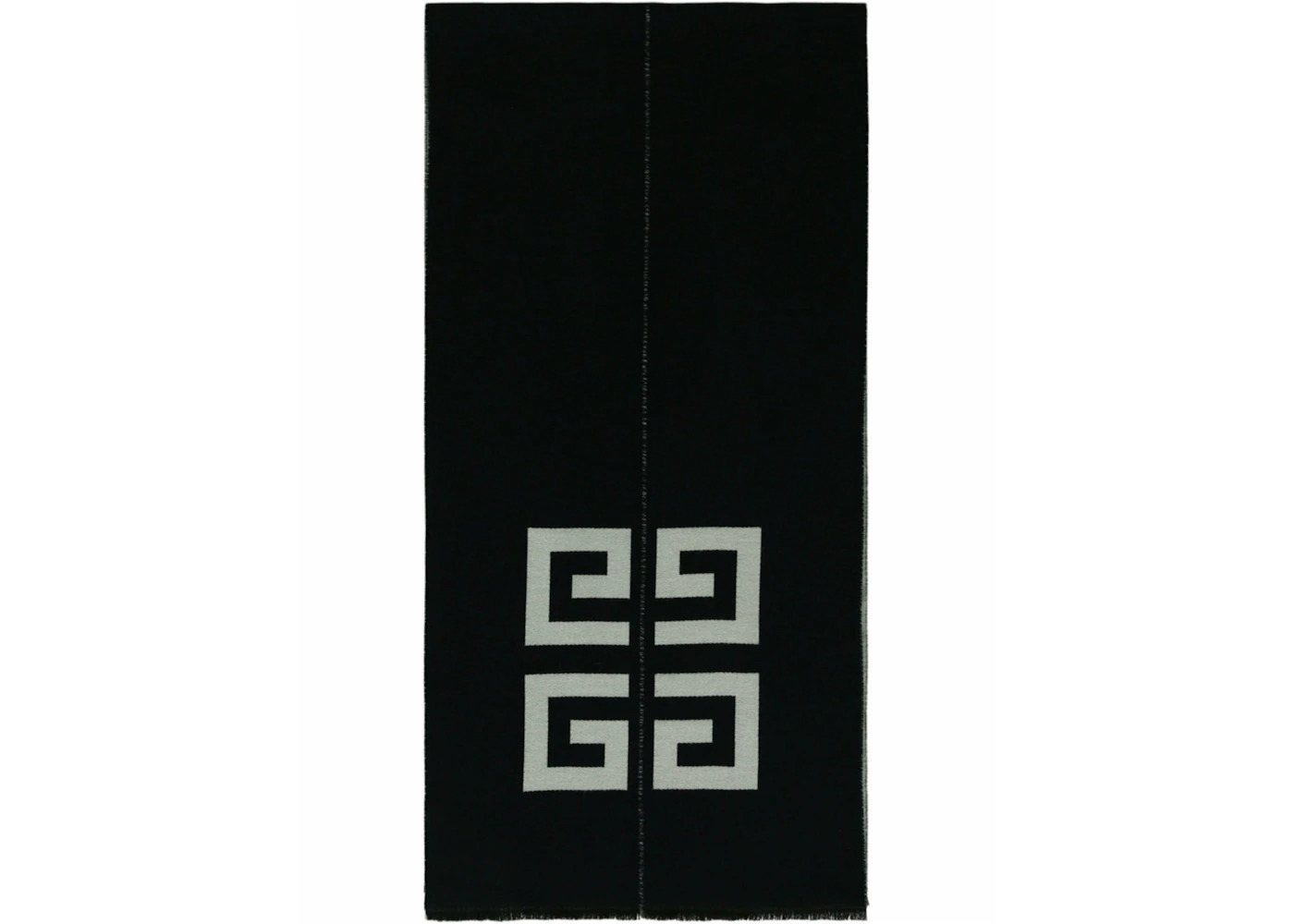 Givenchy Split Logo Scarf Navy - 4