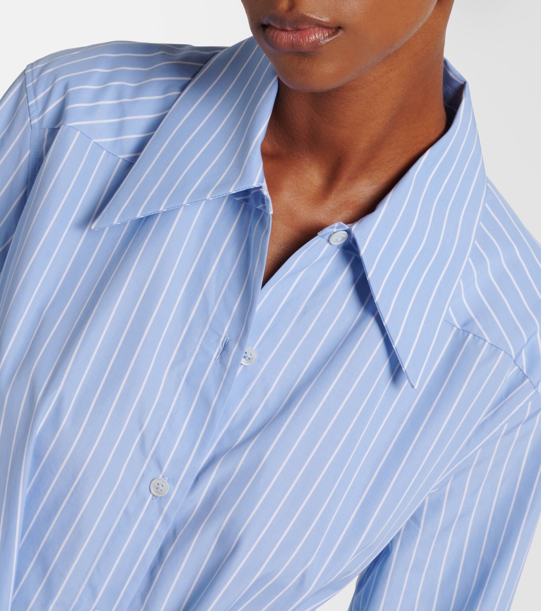 Layered cotton midi dress - 4