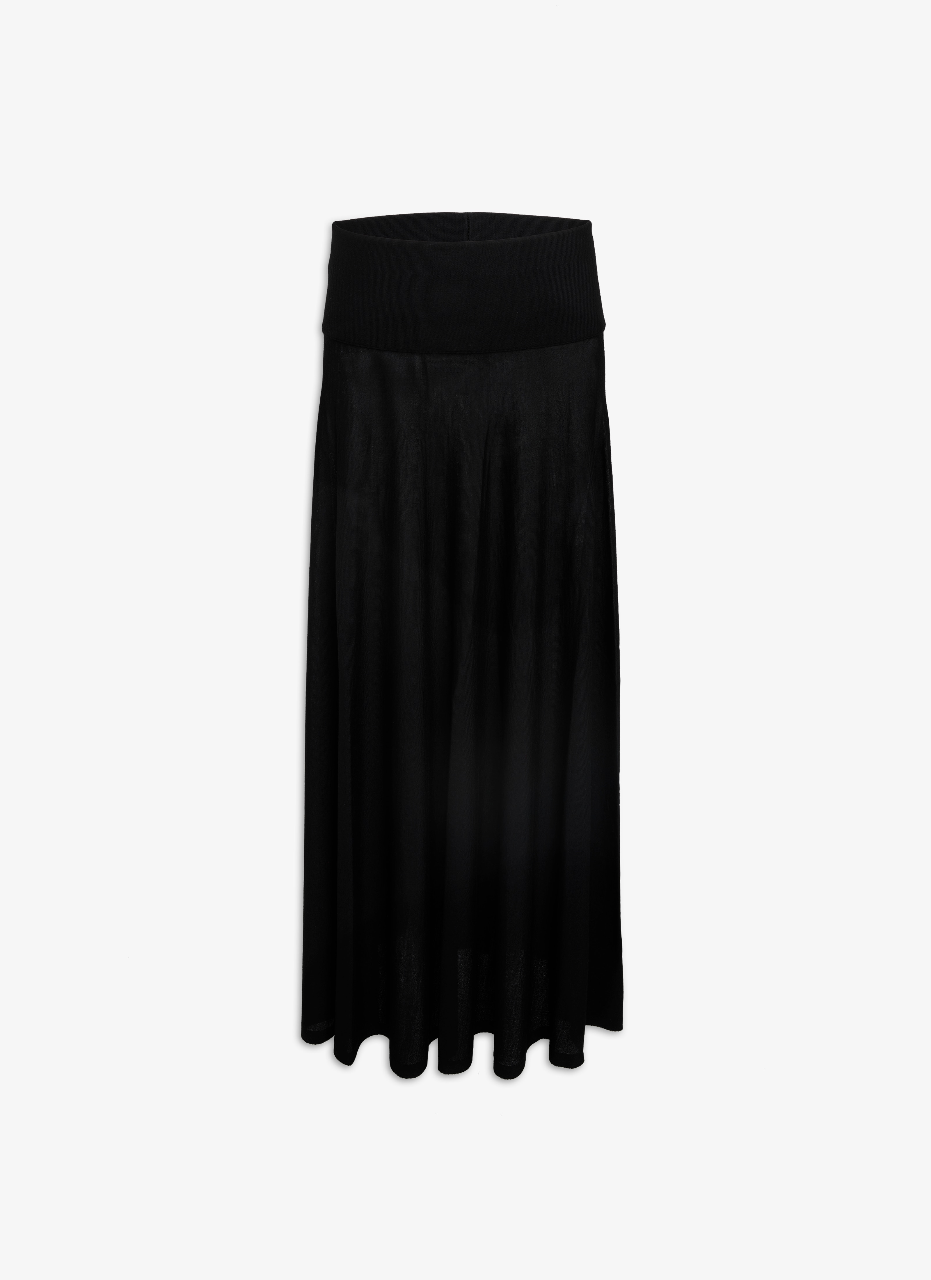 FLUID KNITTED SKIRT - 1