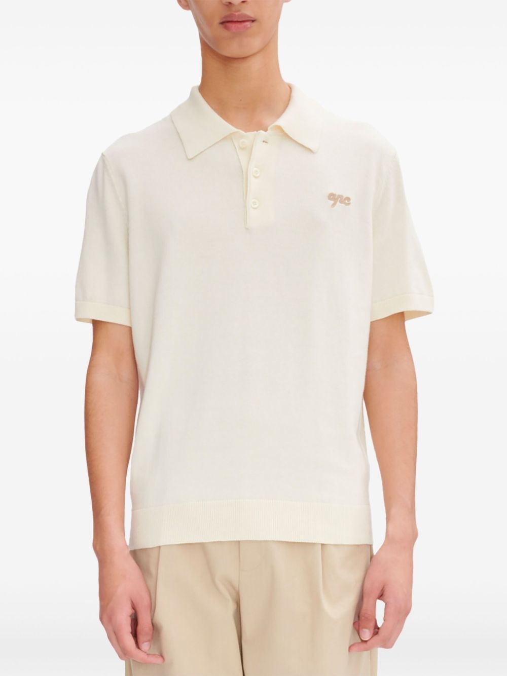 logo-embroidered polo shirt - 2