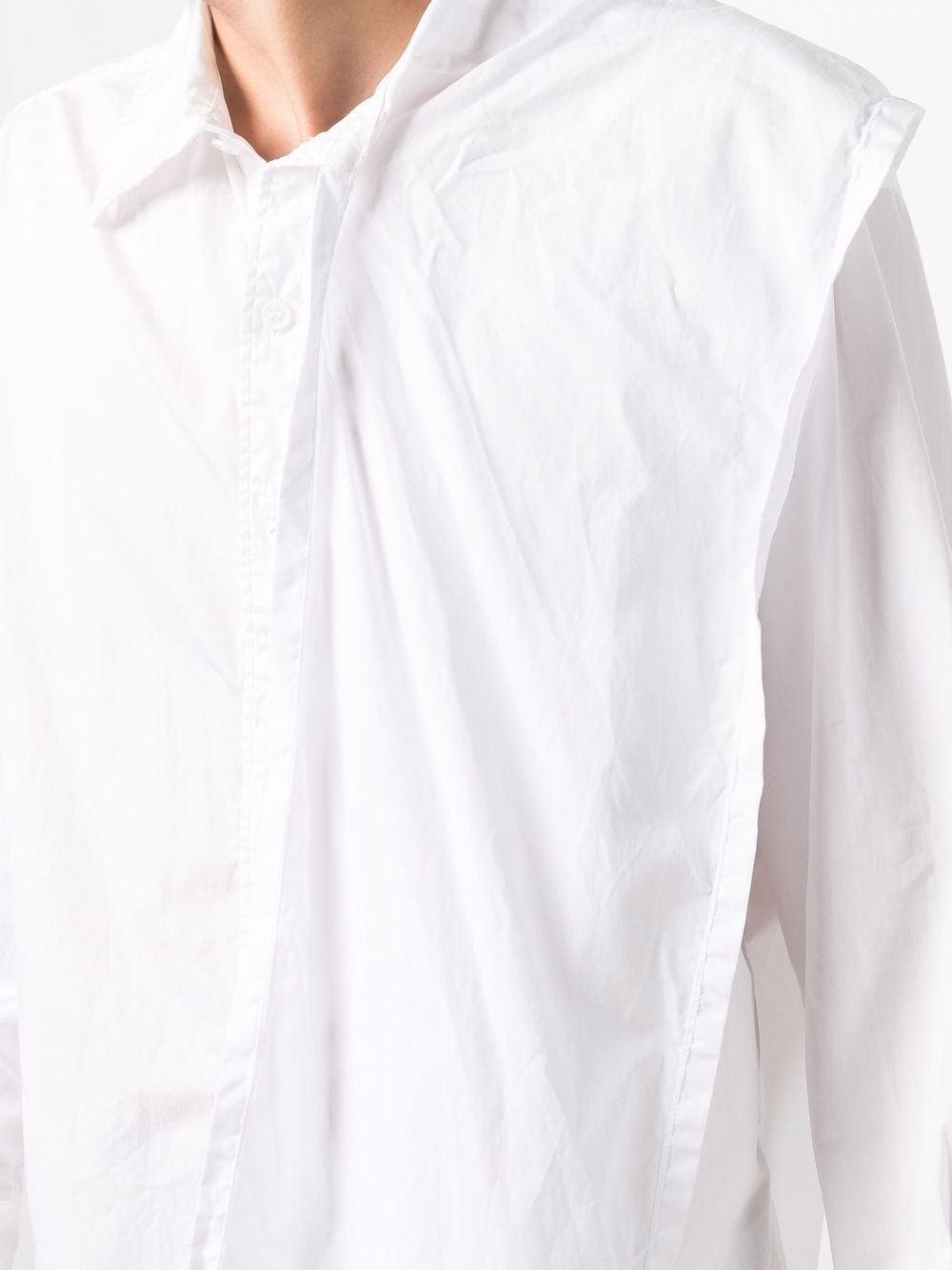 long-sleeve button-fastening shirt - 5