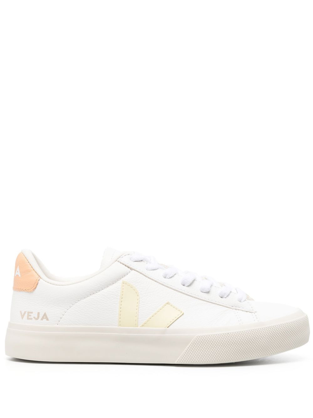 low-top leather sneakers - 1