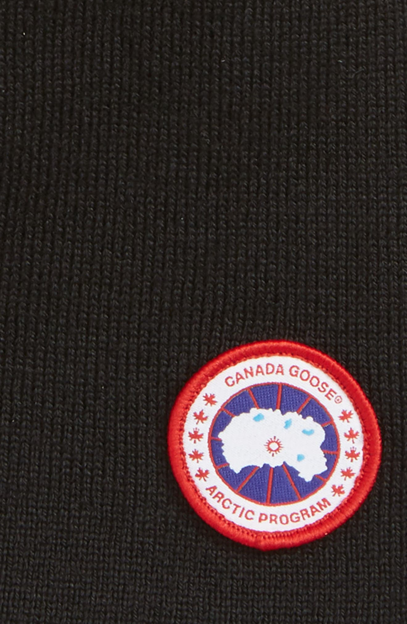 Canada Goose Standard Wool Blend Beanie in Black at Nordstrom - 2