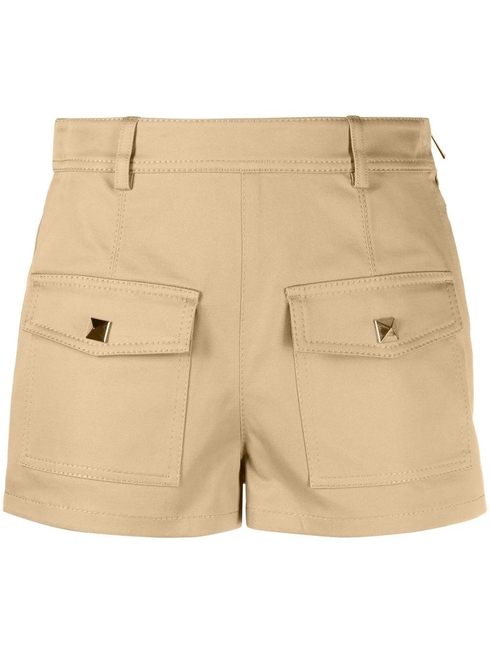 stretch-cotton low-rise shorts - 1
