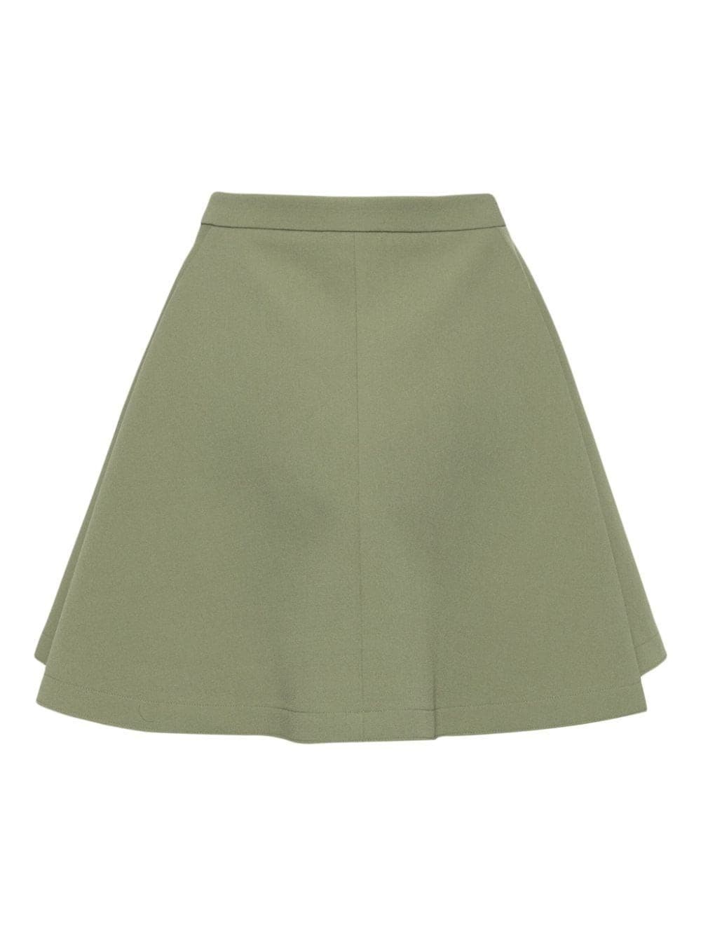 high-waisted godet skirt - 2