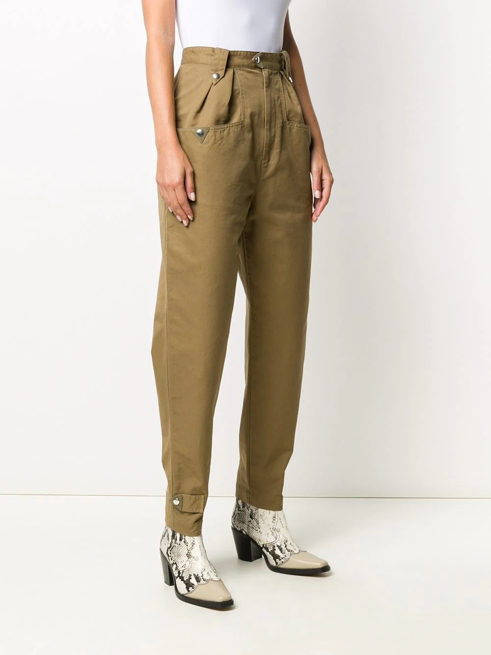 Pulcie carrot-fit trousers - 3