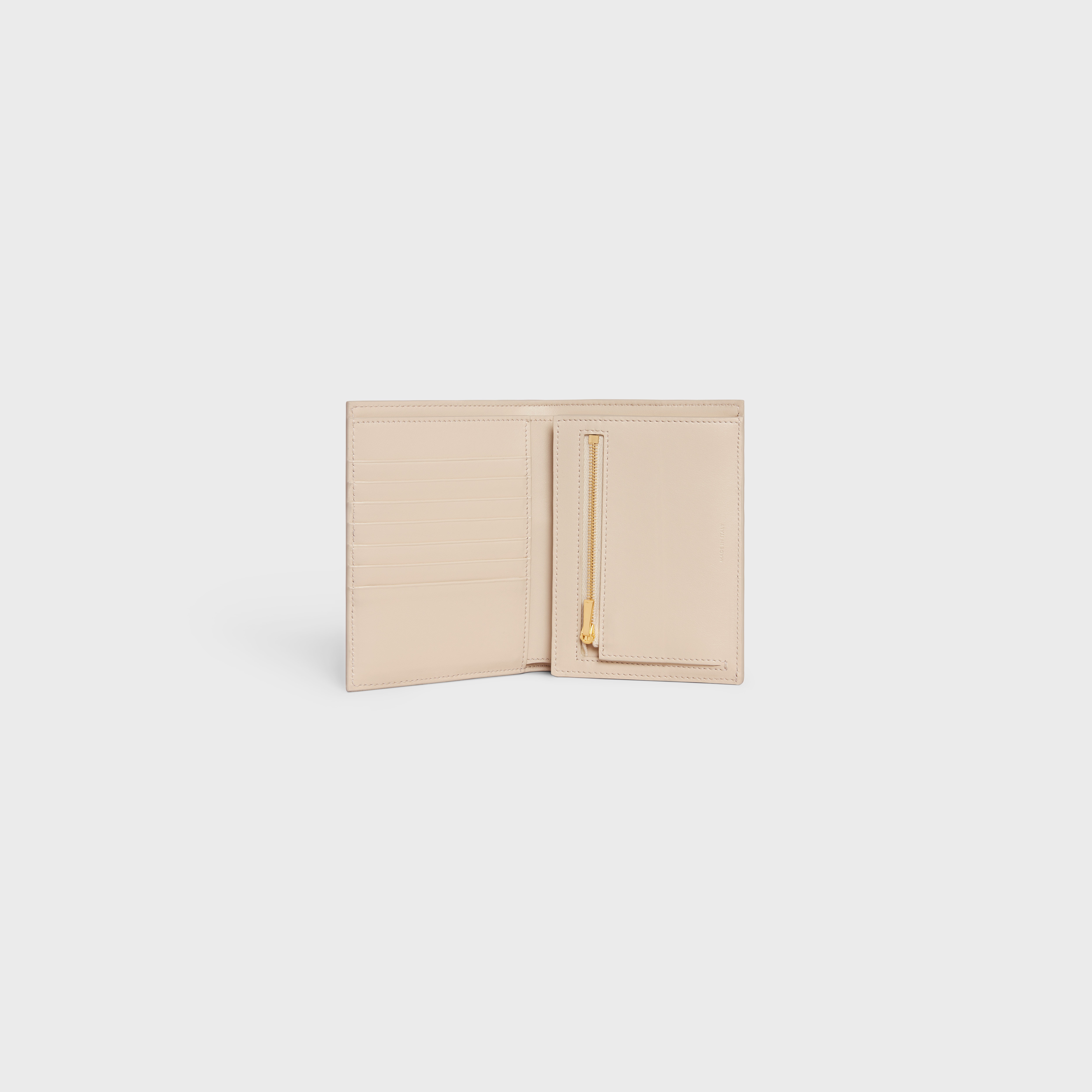 Medium strap wallet in Bicolour Grained Calfskin - 4
