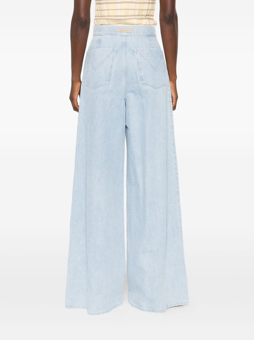 Wide-Leg Denim Jeans - 2