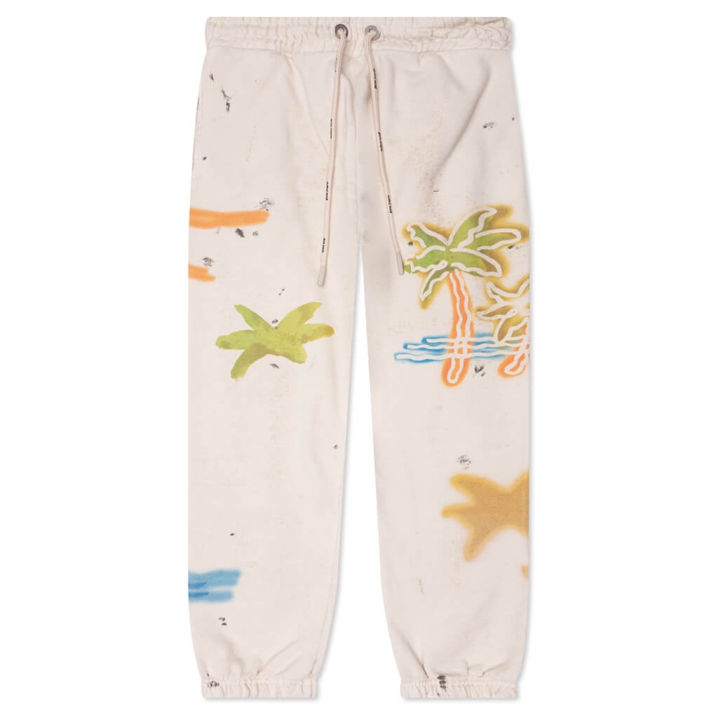 PALM NEON SWEATPANTS - OFF WHITE - 1