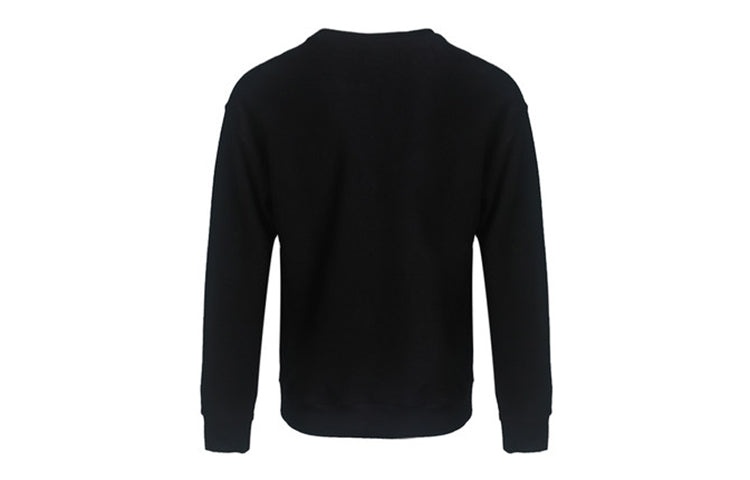 Converse Slogan Long-sleeve Round-neck Sweater Men Black 10019956-A01 - 2