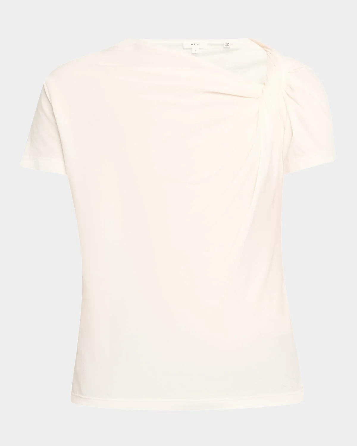 Liz Short-Sleeve Twist Top - 1