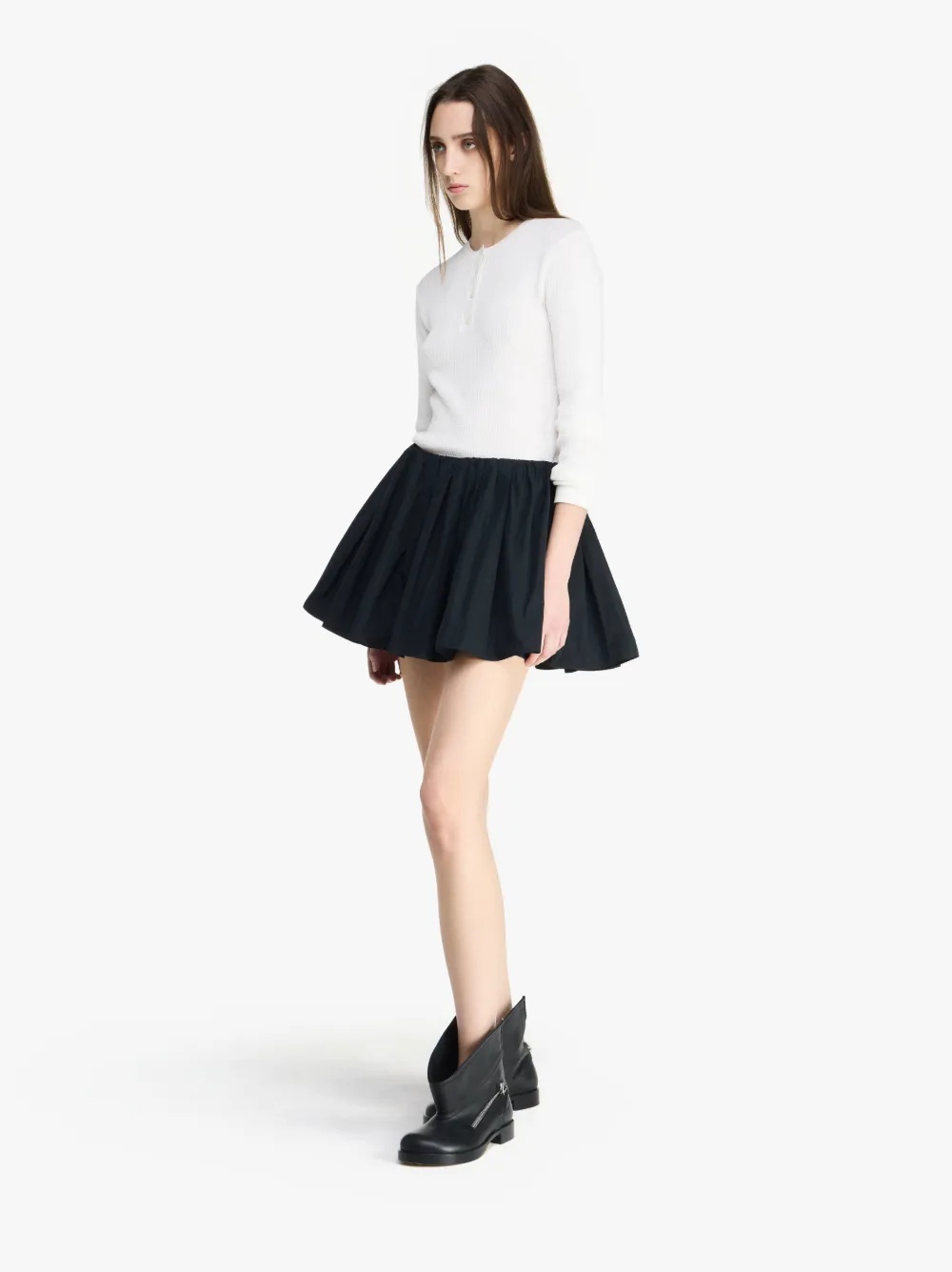 GATHERED CIRCLE SKORT - 2
